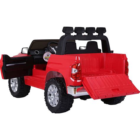 kids official  seats xv toyota tundra ride  car red