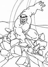 Hulk Coloring Smashing Floor Smash Pages Netart Agents Color Drawing Choose Board sketch template