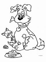 Kleurplaten Kleurplaat Hond Colorare Katze Honden Mewarnai Hewan Binatang Animasi Russel Ausmalbild Bergerak Animated Dasmalbuch Titel Zoveel Hou Leuke Animate sketch template