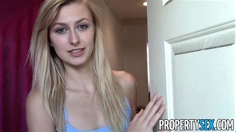 propertysex good looking blonde real estate agent