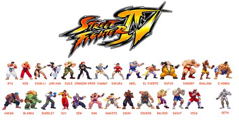original street fighter characters names