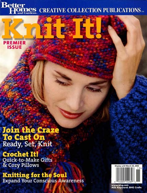 better homes and gardens knit it magazine premier issue 2002 37 projects