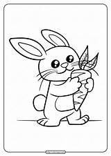 Carrot Rabbit Kelas Menggambar Brer sketch template