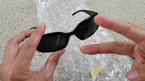 improve your poor eyesight vision with this laser pinhole glasses