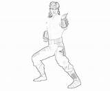 Coloring Liu Mortal Kang Combat Pages Mortalkombat Lukang Fire Hang Template Searches Recent sketch template