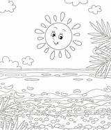 Coloring Pages Weather Sunny Printable Kids 30seconds Printables Tip Print sketch template