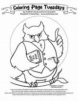 Coloring Wisdom Owl Wise Pages Reading Tuesday Knows Every Dulemba Getdrawings Color Getcolorings Printable Comments sketch template