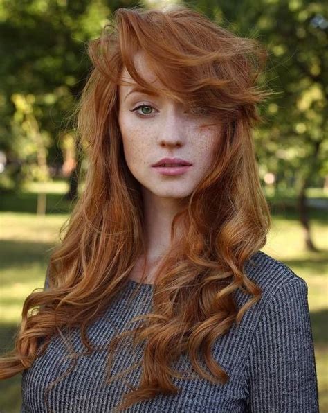 alina kovalenko beautiful redhead red hair woman red hair