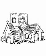 Coloring Church Ages Middle Small Color sketch template