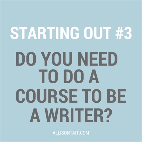 starting             writer