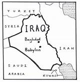 Babylon Iraq Baghdad sketch template