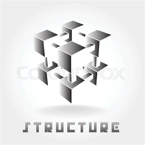 structure logo stock vector colourbox