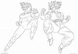 Goku Vegeta Vs Coloring Pages Ball Dragon Drawing Lineart Para Colorear Dibujo Easy Dibujar Imagenes Dbz Moxie2d Pintar Drawings Deviantart sketch template