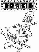 Daffy Duck Coloring Pages Looney Tunes Bunny Bugs Cartoons Action Color Printable Parentune Books Coloringtop sketch template