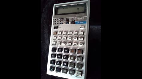 vintage calculator casiofx p scientific japan youtube