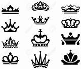 Tiara Silueta Crowns Coronas Disegno Symbols Kreativ Cy 123rf Heart Vendido sketch template