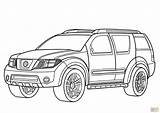 Coloring Nissan Pages Cars Carros Choose Board sketch template