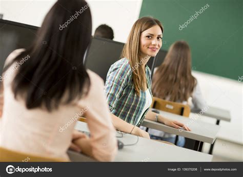 students  computer classroom stock photo  boggy