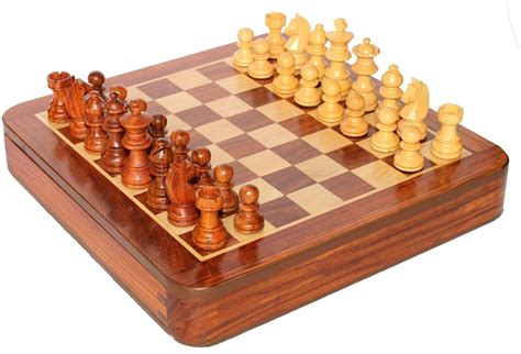 stonkraft collectible wooden chess game board set wood magnetic