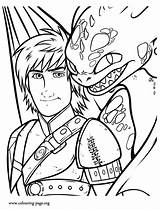 Hiccup Coloring Toothless Train Dragon sketch template