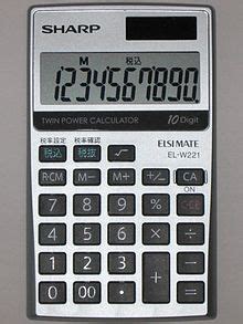 electronic pocket calculator   lcd  segment display