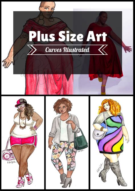plus size art give her the t of commissioned plus size art with