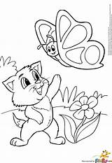 Coloring Pages Kitty Butterfly Patterns Visit Graphic Books sketch template