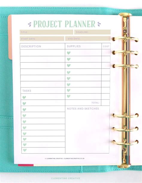 Download Clementine Creative Project Planner Free