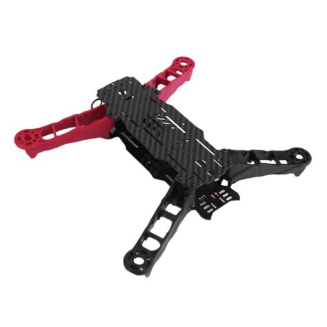 enzo cm wheelbase  axis carbon fiber quadcopter frame kit redblack vzir  parts