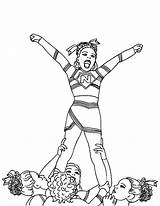 Coloring Cheerleader Pages Cheerleading Cheer Won Competition Drawing Stunt Print Stunts Color Printable Perform Great Getcolorings Getdrawings Tocolor Colorings sketch template