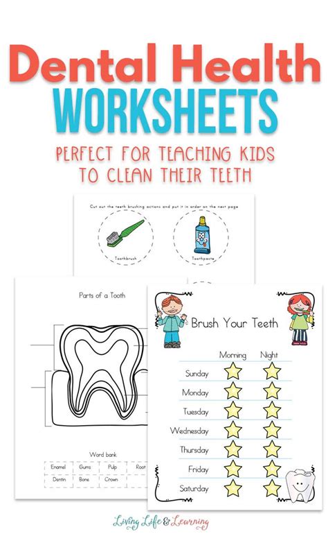 dental health worksheets  kids dental health books dental health