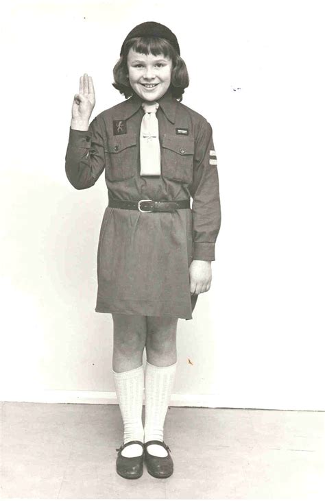 wore  uniform     brownie childhood memories