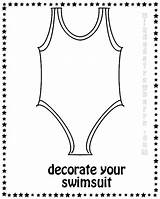 Suit Sheets Swimsuit Zwempak Templates Worksheets Designlooter Onlycoloringpages Downloaden Uitprinten sketch template
