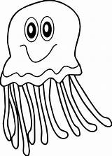 Jellyfish Coloring Clipart Clip Cute Outline Yellow Drawing Pages Draw Spongebob Simple 2000 Wecoloringpage Wikiclipart Clipartmag Animal Getdrawings Gclipart sketch template