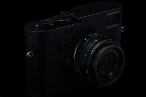 leicas   monochrom stealth edition camera costs   glows   dark