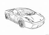 Aventador Lamborghini sketch template