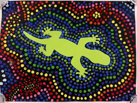 australian aboriginal dot art  art   nguyen