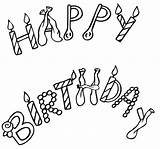 Birthday Happy Coloring Print Pages Printactivities Printable Kids Printables Color Sign Appear Printed Only When Will sketch template