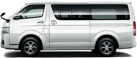 toyota hiace van side view picture side photo  exterior image
