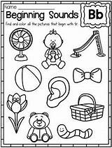 Sound Worksheets Beginning Sounds Color Preschool Coloring Letter Nursery Teacherspayteachers Beginner Kindergarten Printables Preview Visit Choose Board Kids sketch template