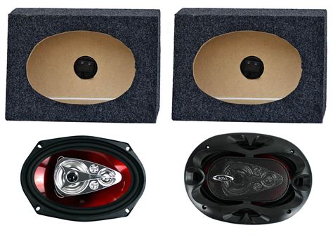 boss ch     car speakers qtwx angled  speaker box walmartcom