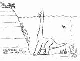 Sauropod Coloring Pages Water Robin Great Chin Soft Plants Their sketch template