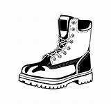 Timberland Boots Clipart Boot Clipground Shoe Leather Clothing sketch template