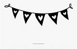 Bunting Clipartkey sketch template