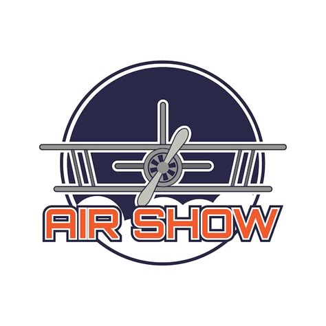 premium vector air show logo
