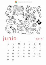 Calendario sketch template
