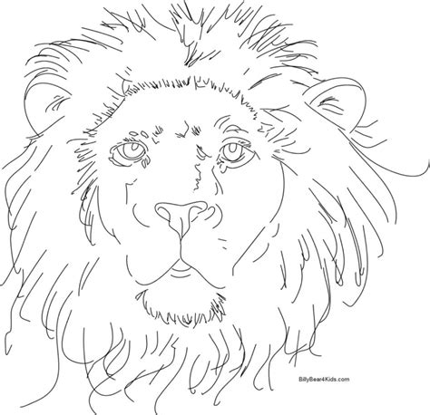 lion coloring pages  print