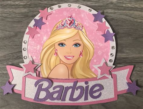 barbie cake topper printable