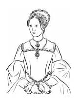 Coloring William Conqueror Tudor Mary Pages Printable sketch template