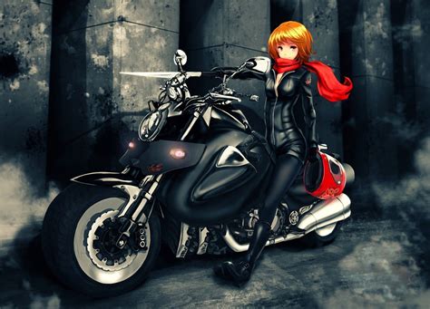 aggregate 74 anime girl motorcycle vn
